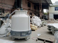工业圆形玻璃钢逆流式凉水塔-广东东莞厂家供应